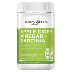 Viên Uống Healthy Care Giấm Táo + Garcinia Cambogia 90 Viên – Hỗ Trợ Giảm Cân, Thanh Lọc Cơ Thể, Tăng Cường Tiêu Hóa