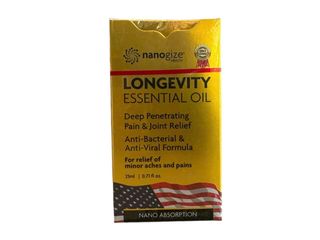 Dầu Lăn Thảo Dược Nanogize Longevity Essential Oil 21ml - Giảm Đau Khớp, Kháng Viêm, Hỗ Trợ Sức Khỏe Từ Thiên Nhiên