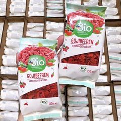 Kỷ tử hữu cơ Gojibeeren Dm Bio 150g của Đức
