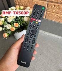 Điều Khiển Remote Tivi Sony RMF-TX500P 2020 - Điều Khiển Giọng Nói, Phím Bấm Êm, Tặng Pin, Hàng Chính Hãng, Bảo Hành 6 Tháng