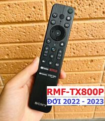 Điều khiển Tivi Sony Giọng Nói RMF-TX800P 2022-2023 - Remote Cao Cấp Hàng Chính Hãng, Tặng Pin, Phím Bấm Êm