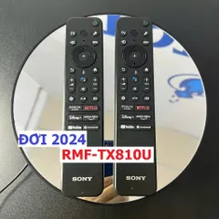 Điều Khiển Tivi Sony RMF-TX810U 2024 - Remote Giọng Nói Cao Cấp Fullbox, Tặng Pin - Tương Thích 4K, 8K, Giọt Bấm Êm