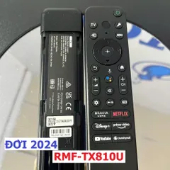 Điều Khiển Tivi Sony RMF-TX810U 2024 - Remote Giọng Nói Cao Cấp Fullbox, Tặng Pin - Tương Thích 4K, 8K, Giọt Bấm Êm