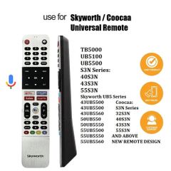 Remote Điều Khiển Tivi Đa Năng Skyworth và Coocaa - Hàng Mới 100% - Tặng Kèm Pin, Phù Hợp Tivi LCD/LED/Smart TV