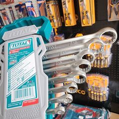 Bộ cờ lê vòng miệng 8 chi tiết Total 6-19mm - Dụng cụ sửa chữa chất lượng cao từ Trung Quốc