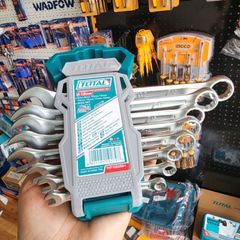 Bộ cờ lê vòng miệng 8 chi tiết Total 6-19mm - Dụng cụ sửa chữa chất lượng cao từ Trung Quốc