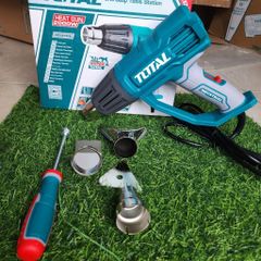 Máy thổi hơi nóng Total 2000W - Công cụ đa năng 220-240V với 3 cấp nhiệt độ và phụ kiện đi kèm - Dụng cụ tiện ích cho mọi gia đình