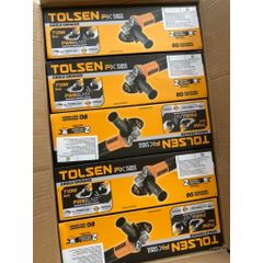 Máy Mài Cầm Tay TOLSEN 79544 - Đường Kính 100mm, Công Suất 710W, Phụ Kiện Đầy Đủ, Dụng Cụ Tiện Ích Chuyên Nghiệp