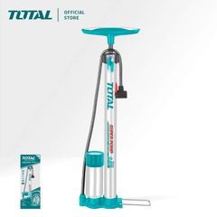 Bơm Hơi Đẩy Tay Total TMPP3811.KDCD - Dụng Cụ Bơm Xe Đạp, Dụng Cụ Tiện Ích Cao Cấp với Đầu Schrader, Presta, Dunlop