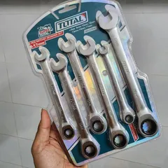 Bộ Cờ Lê Vòng Miệng Tự Động 8-17mm 6 Chi Tiết Total THT102RK566 - Dụng Cụ Chất Lượng Cao cho Ngành Cơ Khí