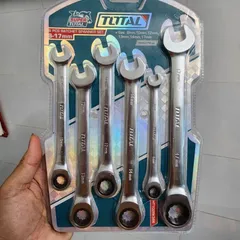 Bộ Cờ Lê Vòng Miệng Tự Động 8-17mm 6 Chi Tiết Total THT102RK566 - Dụng Cụ Chất Lượng Cao cho Ngành Cơ Khí