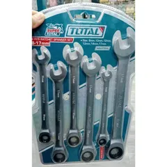 Bộ Cờ Lê Vòng Miệng Tự Động 8-17mm 6 Chi Tiết Total THT102RK566 - Dụng Cụ Chất Lượng Cao cho Ngành Cơ Khí