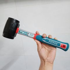 Búa Cao Su Đen 450g Total THRUH6816 - Dụng Cụ Bảo Vệ Bề Mặt Siêu Bền, Tay Cầm Nhựa Sợi Thủy Tinh Thiết Kế Độc Đáo