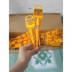Bút thử điện INGCO HSDT1408 - Kiểm tra điện áp AC 100-500V, chiều dài 140mm, dụng cụ an toàn cho điện lực