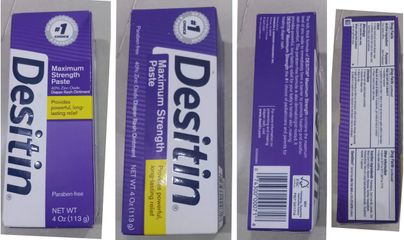 Kem trị hăm tã cho bé Desitin màu tím 113g - Hỗ trợ điều trị hăm da, an toàn cho trẻ sơ sinh, hàng nhập Mỹ