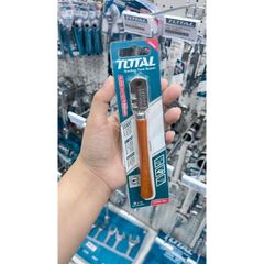 Dao Cắt Kiếng Total THT561301 - Chiều Dài 130mm, Lưỡi Cắt 6 Bánh, Tay Cầm Gỗ, Dụng Cụ Tiện Ích Cho Người Dùng