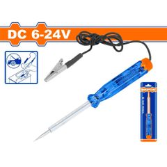 Thiết bị kiểm tra điện áp ô tô DC 6-24V Wadfow - Dụng cụ kiểm tra mạch điện với tay cầm cách điện, kẹp bút điện tiện dụng