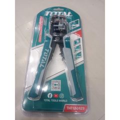 Kìm Tuốt Dây Điện Phát Hiện Điện Áp Total THT152429 K - Dụng Cụ Tháo Lắp Dây 10AWG Đến 24AWG, Chức Năng Cắt và Uốn Thông Minh