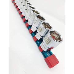 Bộ đầu tuýp 6 cạnh 1/2 inch 10 chi tiết Total THT121101 - Thép CrV cao cấp, chất lượng tốt cho thợ sửa chữa chuyên nghiệp