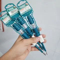 Bút Thử Điện Total THT291408/THT291908 - Dụng Cụ Đo Điện Nhỏ Gọn Chống Rỉ Sét, An Toàn và Bền Bỉ 140mm/190mm