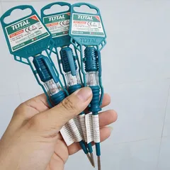 Bút Thử Điện Total THT291408/THT291908 - Dụng Cụ Đo Điện Nhỏ Gọn Chống Rỉ Sét, An Toàn và Bền Bỉ 140mm/190mm