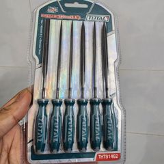 3x140mm Bộ giũa sắt 6 chi tiết Total THT91462 K