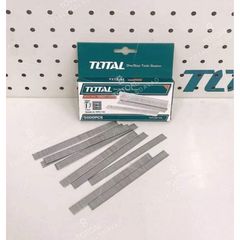 Đinh bấm thẳng 10mm Total THT39105 - Chất lượng cao, dùng cho thiết bị văn phòng và xây dựng, 5000 cái/hộp, màu trắng bạc.