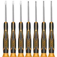 Bộ Tuốc Nơ Vít Điện Tử 7 Chi Tiết INGCO HKSD0718 - Dụng Cụ Sửa Chữa Đa Năng Cho Thợ Ghiền DIY