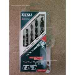 Bộ Mũi Khoan Gỗ 5 Chi Tiết Total TACSD7055 - Dụng Cụ Tiện Ích Chất Lượng Cao Cho Thợ Mộc và DIY