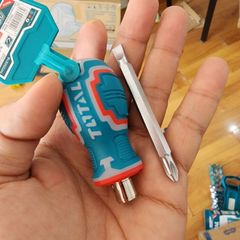 Tuốc Nơ Vít Đầu Dẹp và Bake Total THT250216 - Dụng Cụ Tiện Ích Thép CR-V, Tay Cầm Hoán Đổi Dễ Dàng