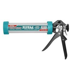 Súng Bơm Keo Silicon Thân Nhôm Total THT20112 - Dụng Cụ Tiện Ích 305mm x 55mm Chính Hãng Trung Quốc