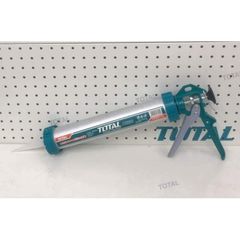 Súng Bơm Keo Silicon Thân Nhôm Total THT20112 - Dụng Cụ Tiện Ích 305mm x 55mm Chính Hãng Trung Quốc
