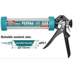 Súng Bơm Keo Silicon Thân Nhôm Total THT20112 - Dụng Cụ Tiện Ích 305mm x 55mm Chính Hãng Trung Quốc