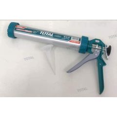 Súng Bơm Keo Silicon Thân Nhôm Total THT20112 - Dụng Cụ Tiện Ích 305mm x 55mm Chính Hãng Trung Quốc