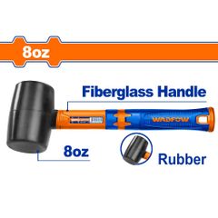 Búa Tạ Cao Su Đen 220g WHM7301 - Dụng Cụ Tiện Ích Chống Đánh Lửa, Tay Cầm Nhựa Thủy Tinh Thiết Kế Độc Đáo