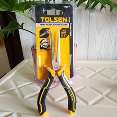Kềm Kim Mini 4.5'' TOLSEN 10357 - Dụng Cụ Cầm Tay Chất Lượng Cao, Thép Cacbon Mạ Niken, Tay Cầm Nhựa Tiện Dụng