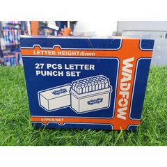 Bộ 27 Mũi Đột Chữ Cái 6mm Wadfow - Dụng Cụ Tiện Ích Chất Liệu Thép Carbon, Gồm A-Z và Dấu & - Đồ Nghề Chuyên Nghiệp