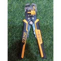 Kìm Tước Dây 3 trong 1 Ingco HWSP102418 - Kìm Cắt, Bấm Cos Tự Động Cho Dây Đồng 0,2-6mm², 10-22 AWG