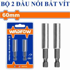 Bộ 2 Đầu Nối Bắt Vít Kèm Đầu Thay Nhanh Wadfow - Dụng Cụ Tiện Ích Thép Chất Lượng Cao 60mm