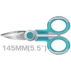 Kéo Thợ Điện Total 145mm - Thép Không Gỉ, Thiết Kế Độc Đáo, Dụng Cụ Tiện Ích Chất Lượng Cao