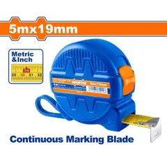 Thước Kéo Thép Vàng 5m x 19mm WMT4320 - Dụng Cụ Đo Lường Chính Xác Met & Inch cho Công Nghe và Xây Dựng