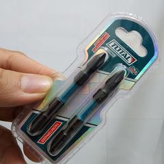 Bộ 2 Mũi Vít PH2 Hai Đầu 65mm Total TACIM72PH265 - Dụng Cụ Cầm Tay Chất Lượng Cao, Thép S2 Có Nam Châm
