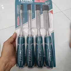 Bộ Mũi Đục Gỗ 4 Chi Tiết Total THT41K0401 - Dụng Cụ Đục Chính Xác 6-25mm Cho Gia Đình Và Xưởng Mộc