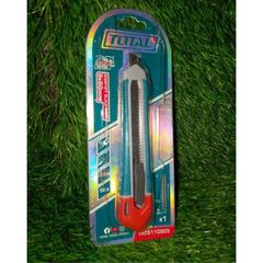 Dao rọc giấy Total THT5110925 9x80mm - Dụng cụ tự động khóa, chính xác và tiện lợi cho công việc văn phòng và DIY