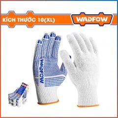 Găng tay dệt kim PVC XL WKG1801 - Găng tay bảo hộ cho công nhân vận chuyển, sửa chữa và tái chế hàng hóa, an toàn và bền cho công việc.