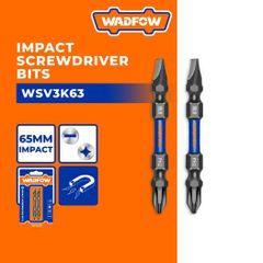 Bộ 2 Mũi Bắt Vít Đóng 2 Đầu PH2 + SL6 65mm - Thép Công Nghiệp S2 - Dụng Cụ Tiện Ích Chất Lượng cao