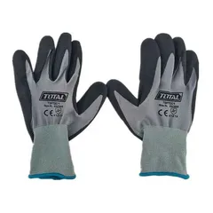 Găng Tay Phủ Nitrile Size XL Total TSPTG01 - Găng Tay Chống Dầu, Màn Hình Cảm Ứng, Bảo Vệ Công Nhân Môi Trường