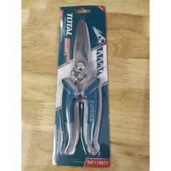Kéo Thợ Điện 200mm Total THT118871 - Kéo Thép Không Gỉ Tính Năng Răng Cho Công Việc Điện Lực