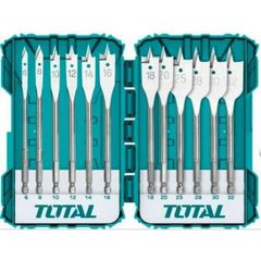 Bộ 12 Mũi Khoan Gỗ Đầu Dẹp 6-30mm Total TACSDL1201 - Dụng Cụ Tiện Ích Chất Lượng Cao, Xuất Xứ Trung Quốc