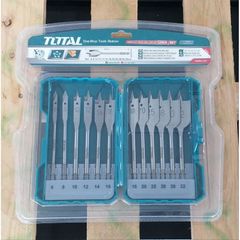 Bộ 12 Mũi Khoan Gỗ Đầu Dẹp 6-30mm Total TACSDL1201 - Dụng Cụ Tiện Ích Chất Lượng Cao, Xuất Xứ Trung Quốc